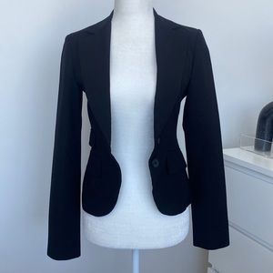 BCBG Generation Black Fitted Blazer 0